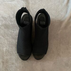 Eileen Fisher Warrick Stretch Knit Wedge Size 8 New